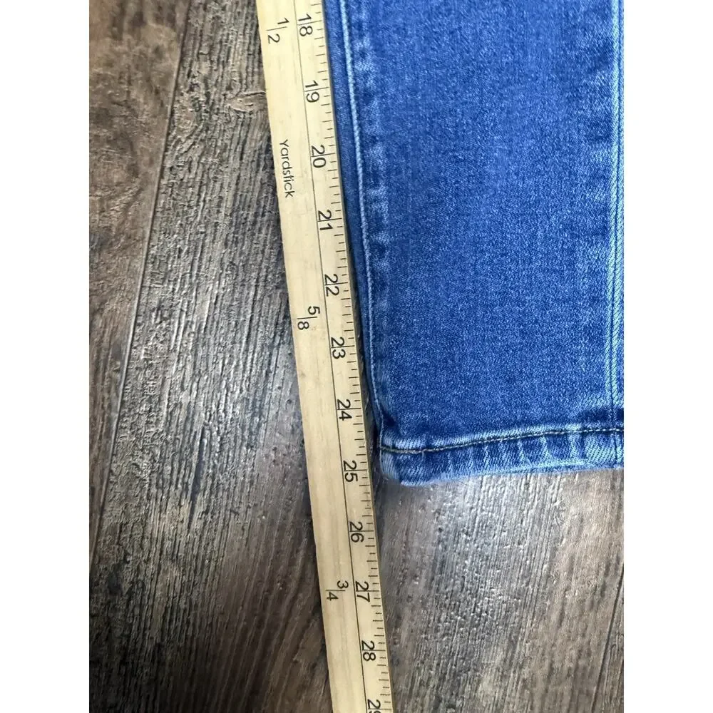 KANCAN YOUTH Girls Size 12 JEANS Skinny Mid Rise Distressed Denim